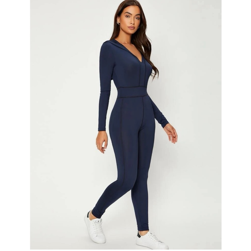 Blue Unitard Jumpsuit